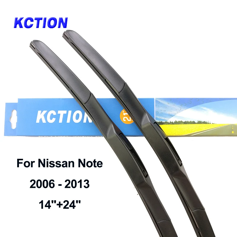 Лобовое стекло гибридная передняя щетка стеклоочистителя для Nissan Note ветровое стекло заднего стеклоочистителя Натуральный каучук автомобильные аксессуары подходит для крючков рычагов 2006 2007