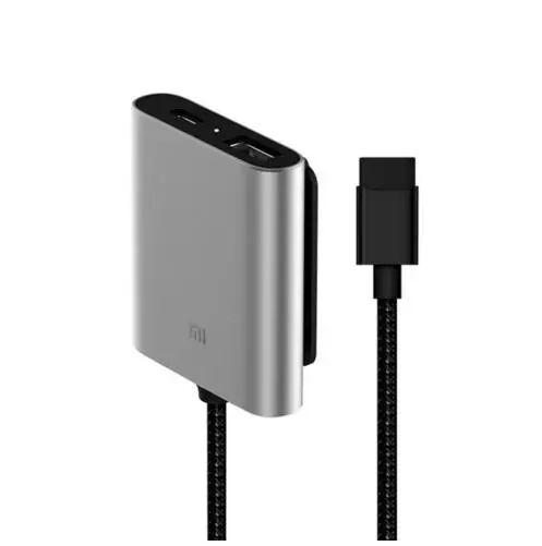 Original Xiaomi Car Charger QC3.0 Fast Version Extended Accessory parts quaick charge USB-A USB-C Dual Port Output Smart Car - Тип штекера: Extended part