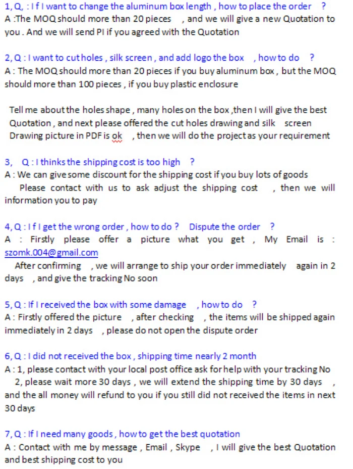 Q & A