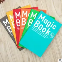 6 PIECE/LOT New hot Magic Book style mini student notebook A6 soft cover diary book stationery free shipping