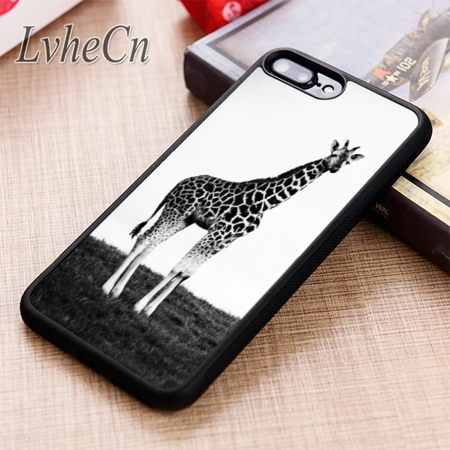 Чехол для телефона LvheCn с удивительным жирафом iPhone 5 6 6s 7 8 plus X XR XS max 11 12 Pro Samsung Galaxy S7