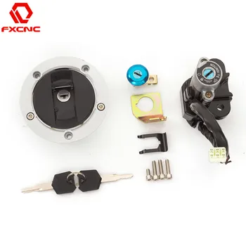 

For Suzuki GSXR 600 750 1000 2004-2007 2006 2005 CNC Motorcycle Ignition Switch Lock Fuel gas Tank Cap Cover Seat Handle Locks
