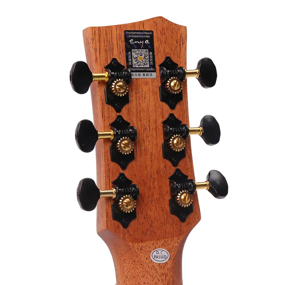 Enya 41 pulgadas Guitarra de madera HPL la placa acústica Guitarra para instrumentos musicales regalo de amante