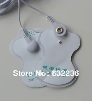 

100pcs/lot good quality white Electrode Pads for Tens Acupuncture,Slimming massager , Digital Therapy Machine Massager