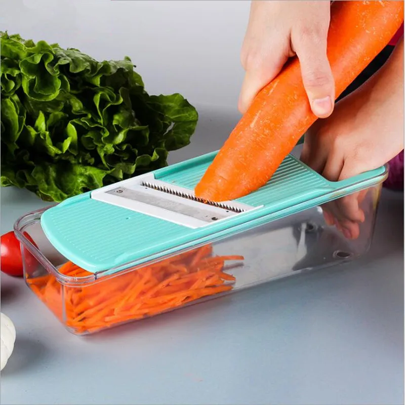SHENHONG мандолин слайсер ручная овощерезка с 3 лезвиями картофеля морковь терка для овощи семена лука слайсер кухня