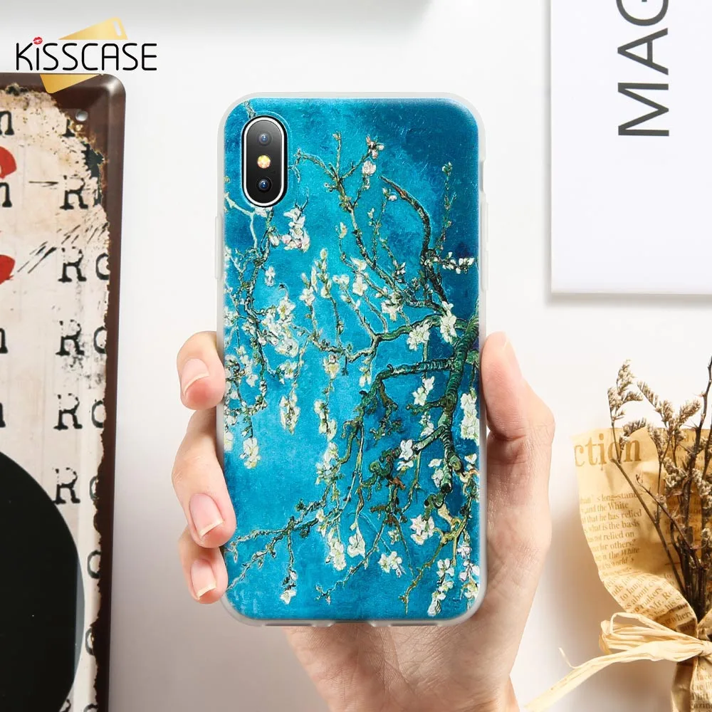 

KISSCASE 3D Painted Phone Case For Xiaomi Redmi 4X 6 6A 5 5A Note 5 6 pro Starry Night Soft TPU Case For Xiaomi 6 6X 5X 8 8 Lite