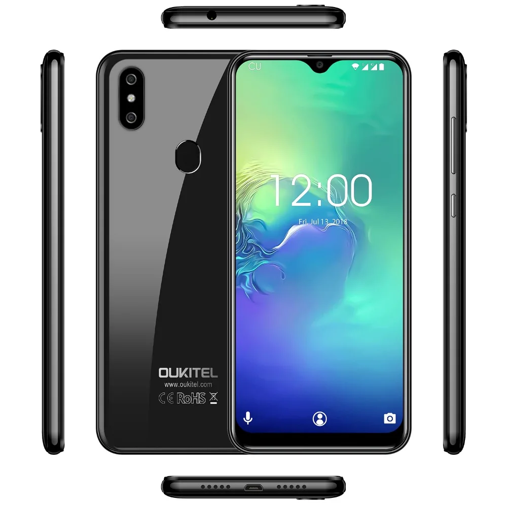 Мобильный телефон OUKITEL C15 Pro, 6,088 дюйма, 19:9, капля воды, 2 ГБ, 16 ГБ, Android 9,0, MT6761, четыре ядра, 4G, LTE, смартфон, 2,4G/5G, WiFi, Face ID