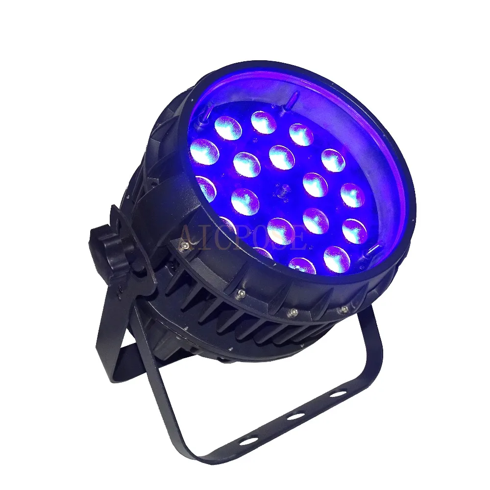 Luz do Estágio 4 em 1 Zoom Luz Par 18x12 w Ip65 à Prova d' Água Levou Luz Rgbw Par 64 14 em 1 À Prova D' Água Levou