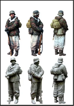 

Resin Kits 1/35 Scale army sergeant soldiers Resin Model DIY TOYS