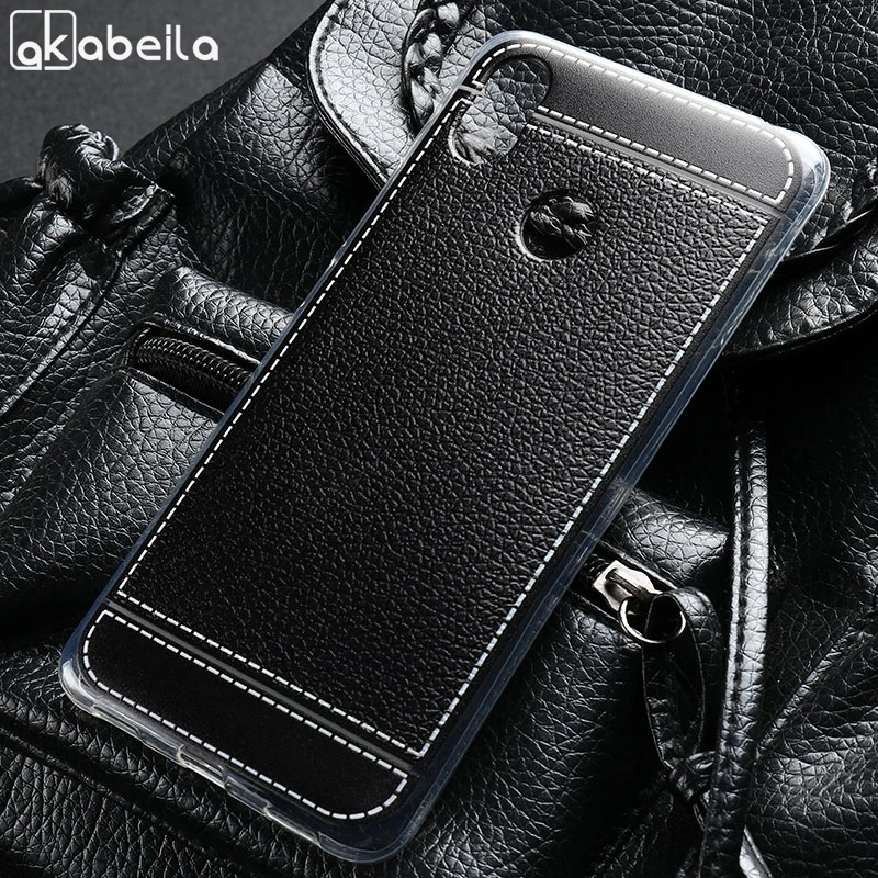 

AKABEILA Cases For Cubot P20 Case Silicone Anti-knock Litchi Cover For Cubot P20 Covers Soft TPU Fundas Flexible Capa Coque Bags