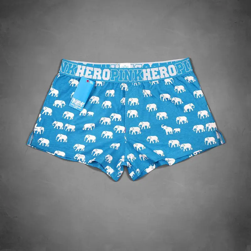 Мужские шорты боксеры 100% хлопок с принтом мультяшных животных|mens shorts|mens printed