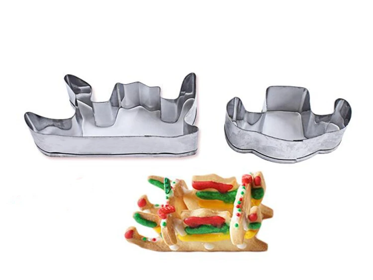 3D Рождество серия печенья Нержавеющая сталь cookie формы штампа DIY выпечки Cutter Set Фондант печенье резак формы для выпечки
