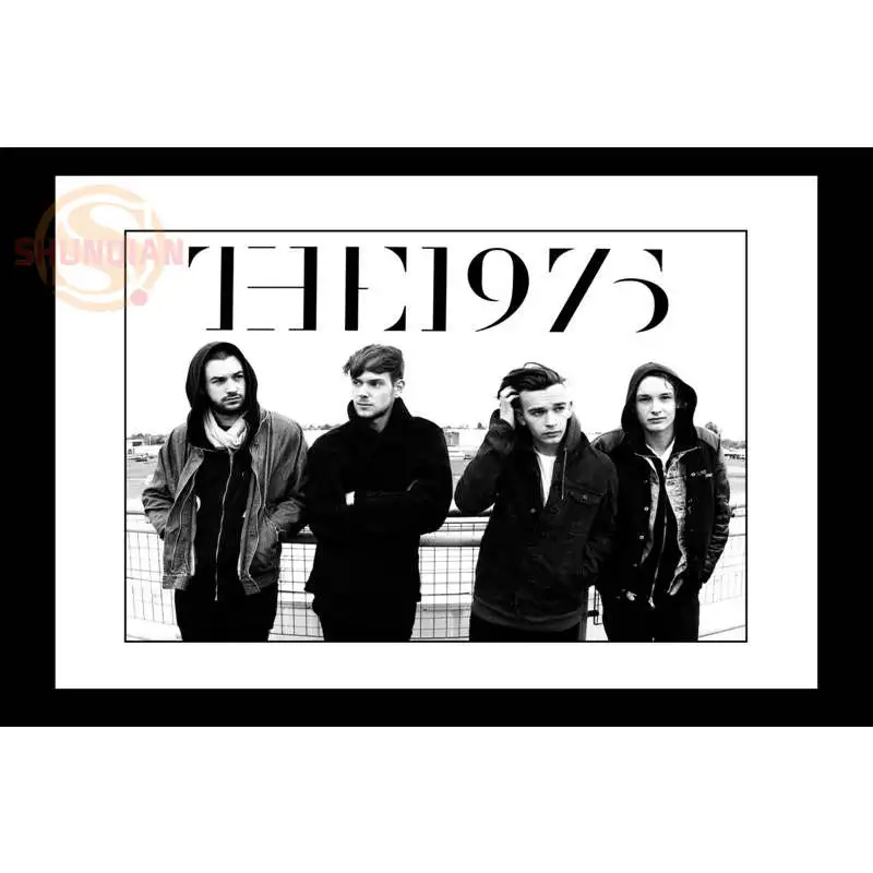 The 1975 Band Poster Print Silk Fabric Print Poster Cloth Fabric Wall