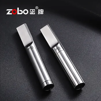 

Luxury Stainless Steel Cigarette Holder Filter Tobacco Smoking Pipe Herb Cleaning Recycling Smoke Cigar Holder Husband Gift Box