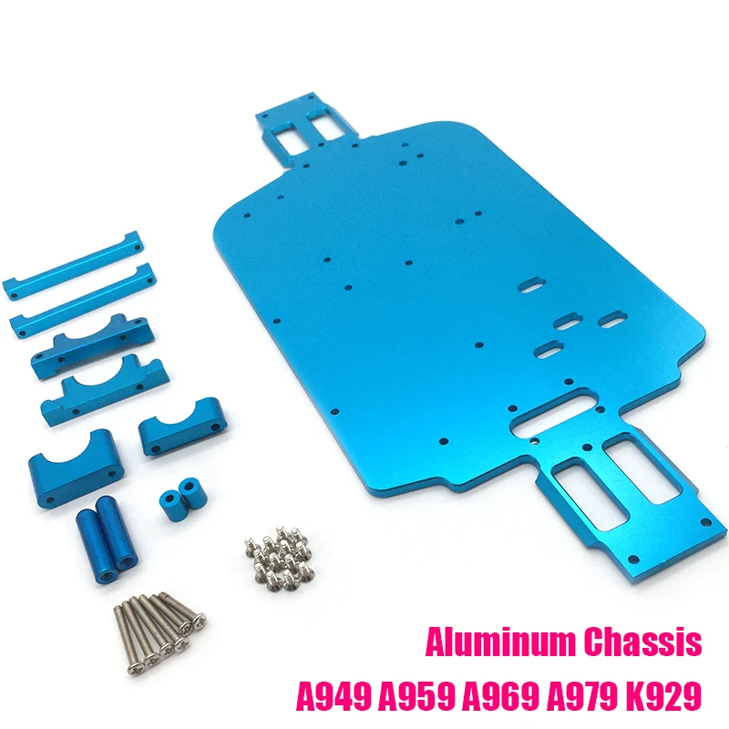 i Drone DIY Spare Parts For 1/18 Wltoys A949 A959 A969 A979 K929 Metal Chassis Set RC Car Upgrade Rc Metal Accessories