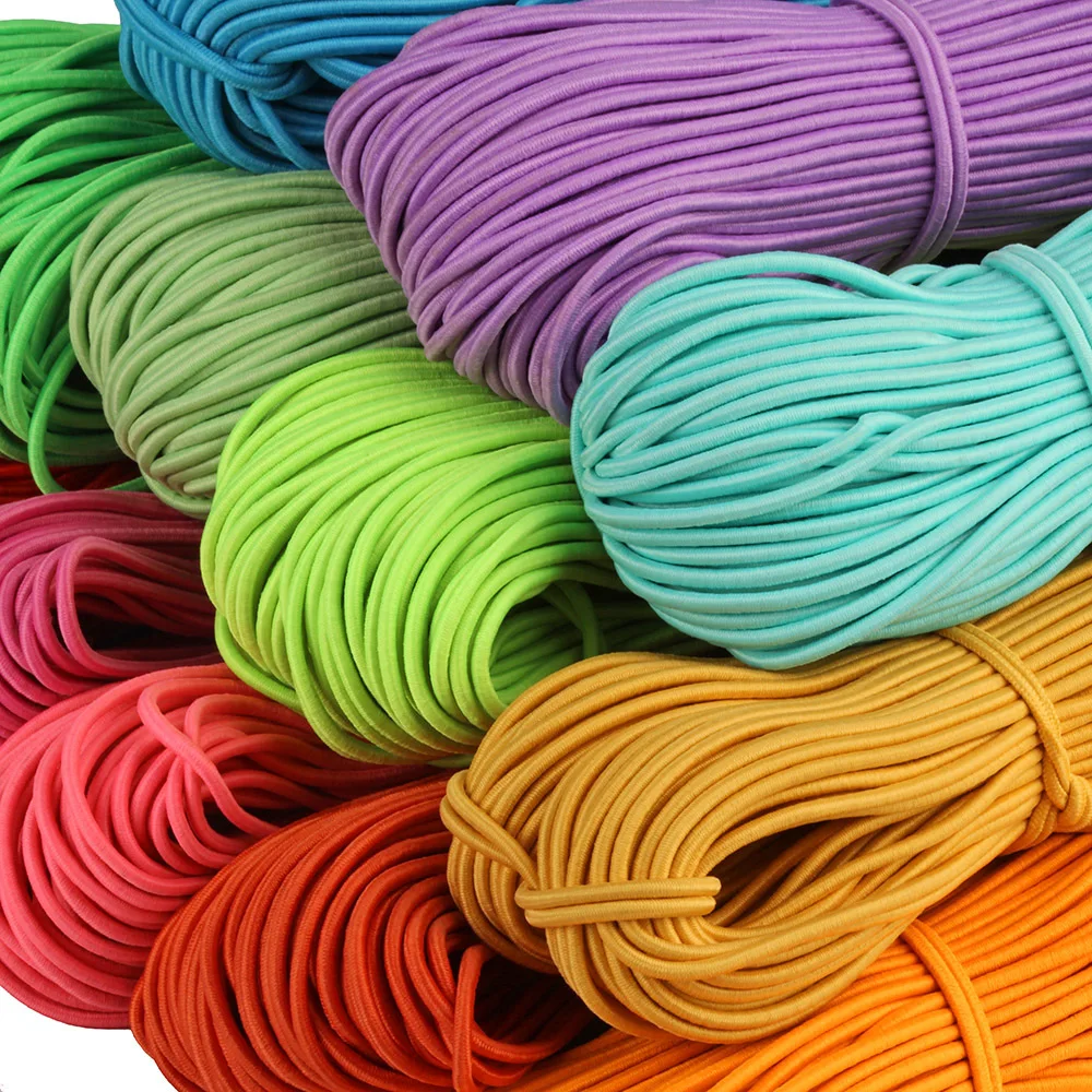 2.5mm 5Yards High Elastic High Quality Round Elastic Band Round Elastic ...