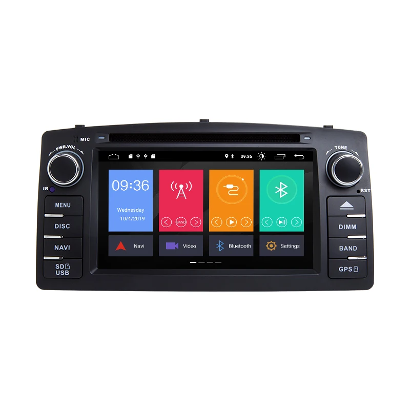 Ips 2 Din Android 9,0 автомобильный Радио dvd-плеер для Toyota Corolla E120 BYD F3 2003 2004 2006 Мультимедиа gps Навигация стерео DSP 4G