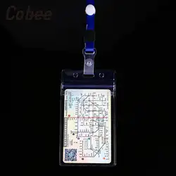 ID карты ID держатель для карт ID Card Case прозрачные этикетки Портативный Бизнес Премиум 10 шт