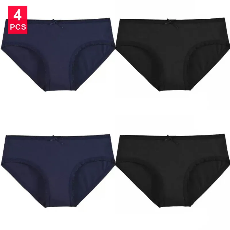 4PCS/lot Ladies Panties Underwear Woman Panties Fancy Lace Calcinha Renda Sexy for Women Traceless Crotch of Cotton Briefs Hot - Цвет: 10