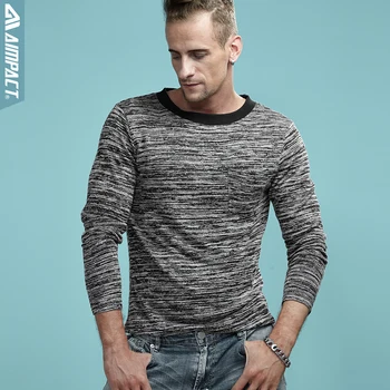 

Aimpact Casual Men's Long Sleeve Tshirts Crewneck Tops Man Leisure Clothing Fashion Tees Male Long Shirts Sporty Shirts AM3009