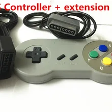 Новая замена для N-i-n-t-e-n-d-o S-F-C контроллер snes+ удлинитель для snes