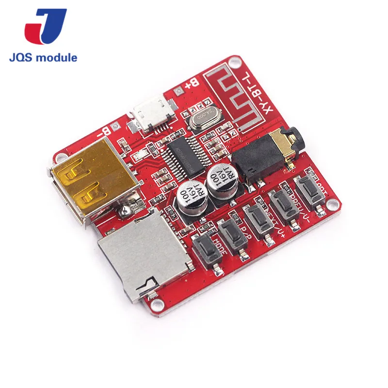 

Mini Bluetooth 4.1 Audio Decoder Board Micro USB/USB A/TF Card Interface BLE 4.1 Wireless MP3 Lossless Decoding Module 3.7V 5V