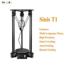 Sinis T1 High Performance Multi- Functional 3d Printer Machine Remote Feeding Smart Leveling Impressora 3d Compatible Various OS