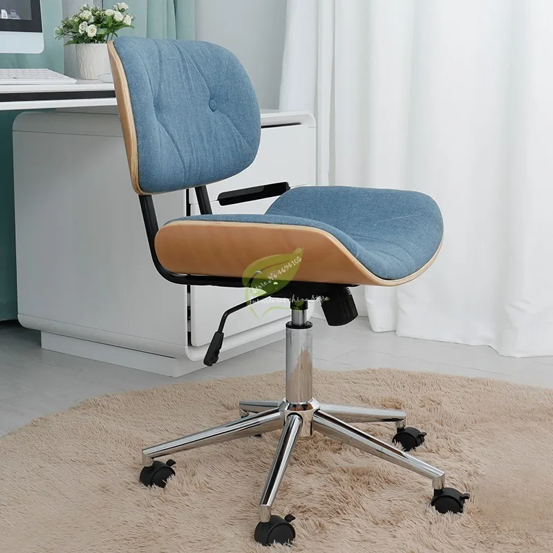 Современный минималистичный креативный офисный стул, игровые рабочие стулья, поворотный стул, эргономичный стул, подтяжка из синтетической кожи с поручнями