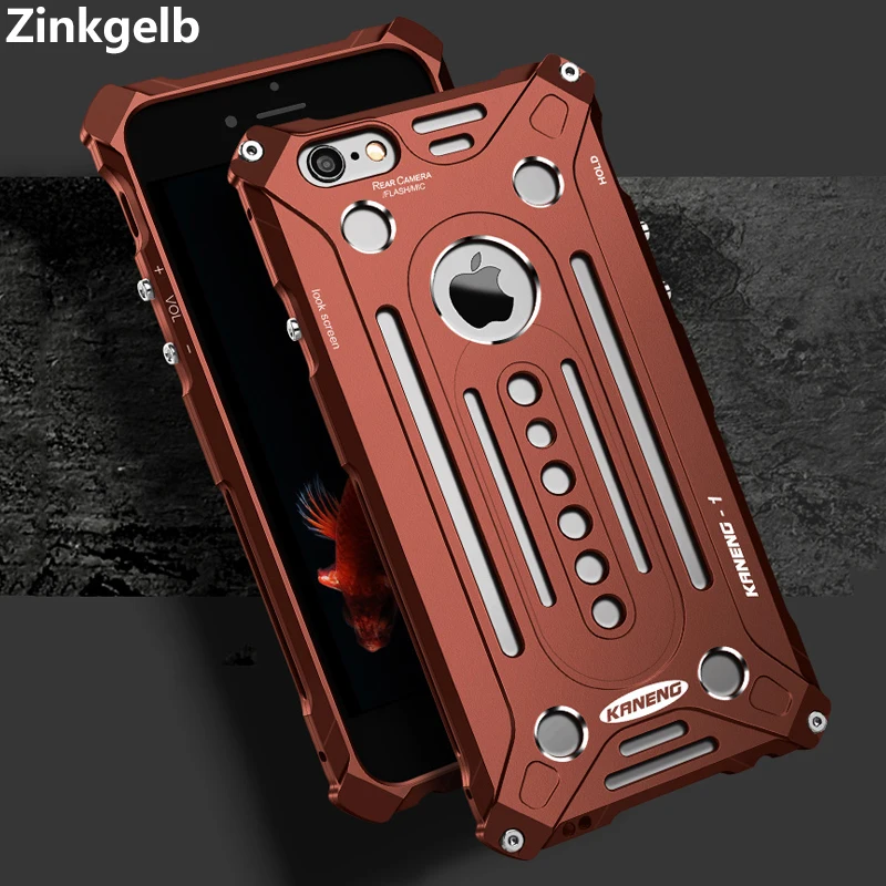 

For iPhone 6S Plus Case Cover Luxury Slim Hard Metal Aluminum Alloy Protective Armor Phone Case for iPhone 6 Plus Back Cover 5.5