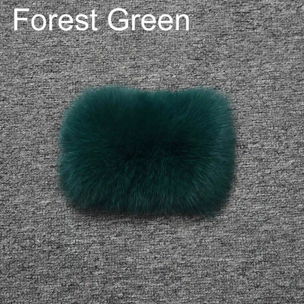 Jancoco Max Новое поступление настоящие жилеты из лисьего меха женский зимний теплый меховой жилет Модный стильный жилет высокого качества S1431 - Цвет: Forest Green