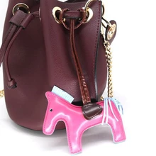 DHLFREE из искусственной кожи брелок лошадь животное брелок для женщин сумка рюкзак сумка кисточкой брелок Подвески и кулоны, аксессуары