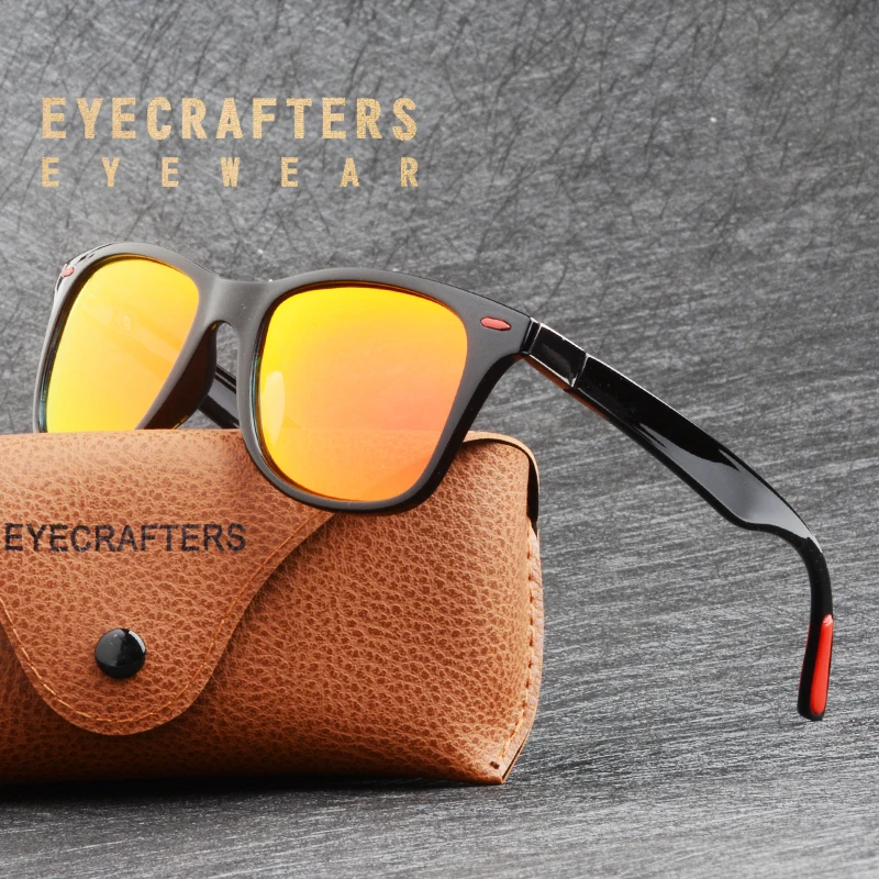 Fashion Classic HD Polarized Sunglasses Men Women Driving Red Mirrored Coating Glasses Eyewear Male Sun Gafas De Sol | Аксессуары для