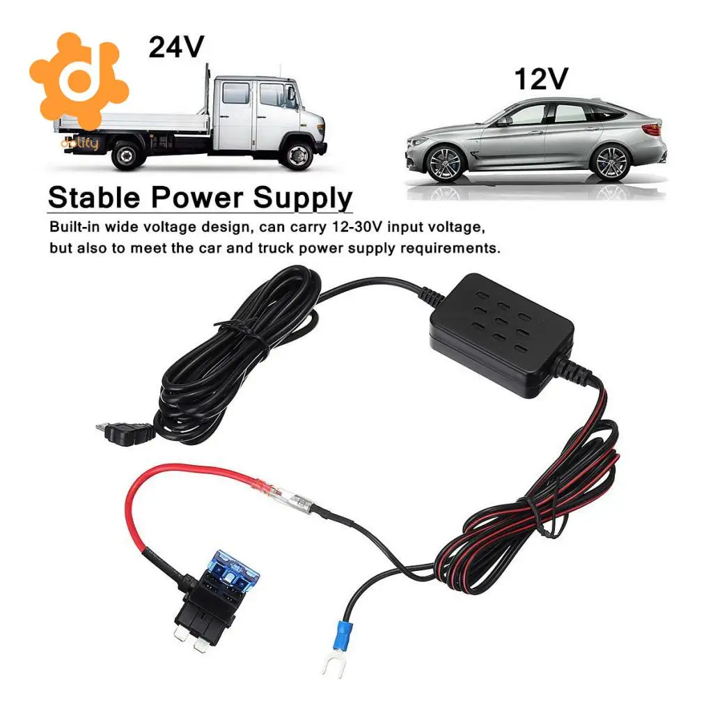 Hard Wire Kit Car for Nextbase Dash Cam Camera 312 402G 412 512 512GW DUO