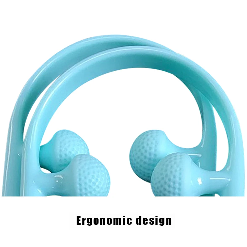 OPHAX Neck Massager For Neck Shoulder Waist Lower Leg Cervical Massager Dual Trigger Point Therapist Hands Relaxation Device