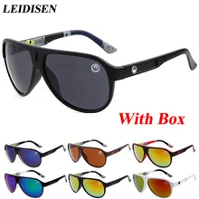 С коробкой модные Винтаж солнцезащитные очки Для женщин Для мужчин бренд мужчин Oculos De Sol UV400 очки Для мужчин, очки с покрытием Gafas Feminino