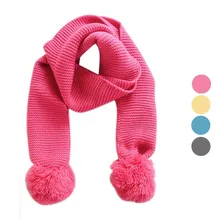 Feitong/Коллекция года; Детский шарф для девочек и мальчиков; детская осенне-зимняя теплая вязаная шаль; Однотонный мягкий шарф; подарки; Bufanda; Прямая поставка