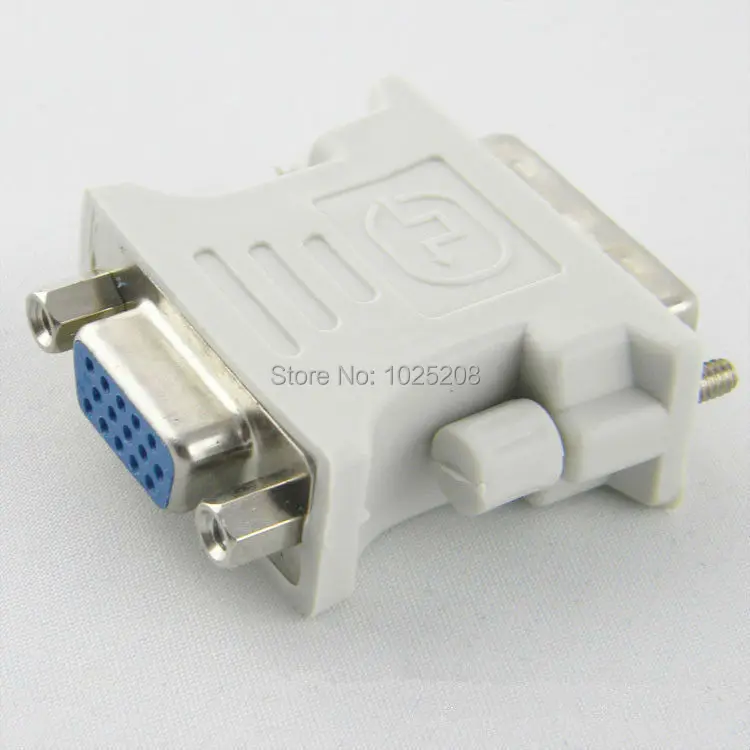 

HI-Quality DVI-I male Analog (24+5) to VGA Female (15-pin) Connector Adapter dual link Free Shipping