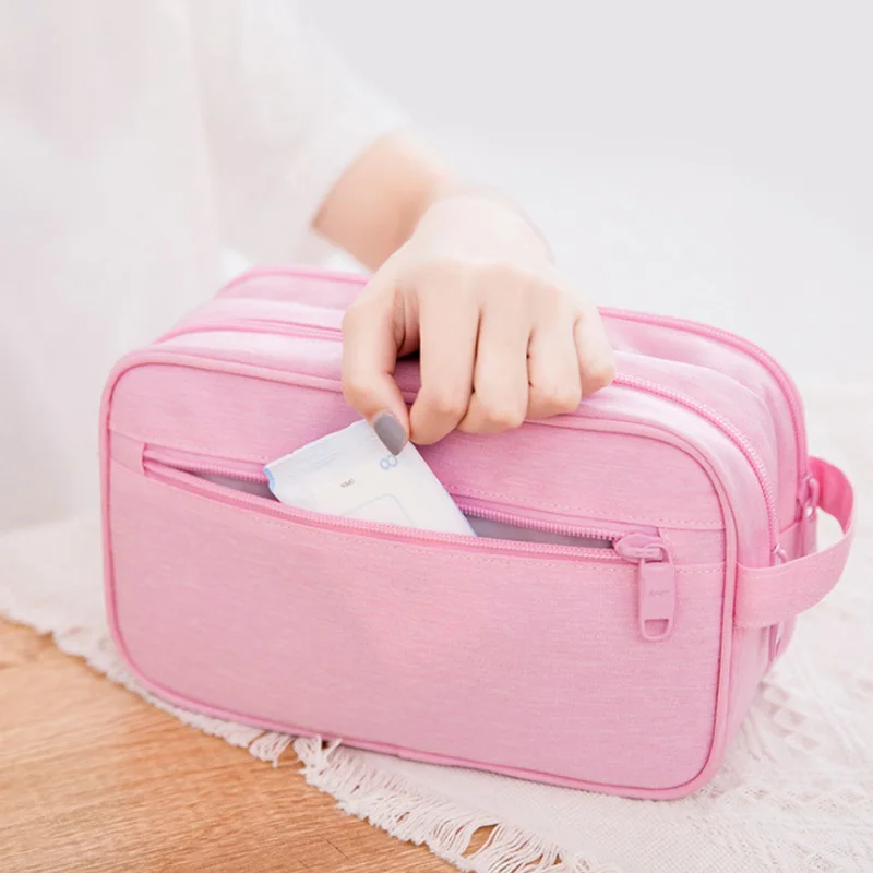 

Waterproof Travel Cosmetic Bag Women Toiletry Makeup Wash Pouch Beautician Vanity Necessaire Tote Organizer Accessories Supplies