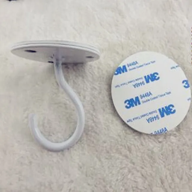 2017 Strong adornment Free nail stick hook wrought iron ceiling hooks