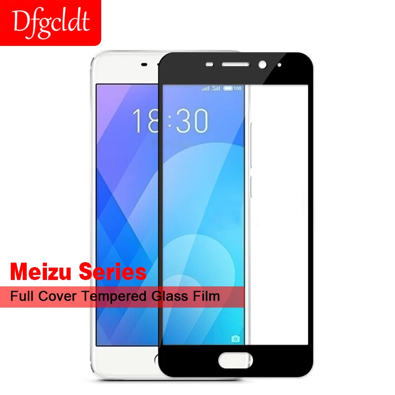 

Full Cover Tempered Glass for Meizu M6S M3S Mini M5 M5S U10 U20 Protective Film for Meizu M6 M5 M3 Note Glass Phone Clean Cover