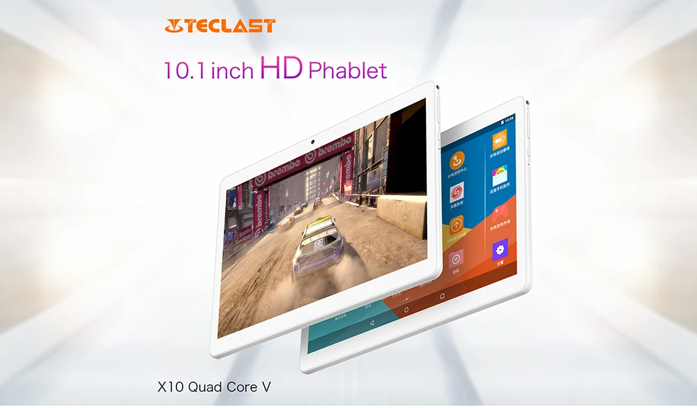 Teclast X10 четырехъядерный процессор 10,1 дюймов HD 3g Phablet Android 6,0 MT6580 1. 3g Гц 1 ГБ ОЗУ 16 Гб ПЗУ OTG 5.0MP Bluetooth 4,0 металлический планшетный ПК