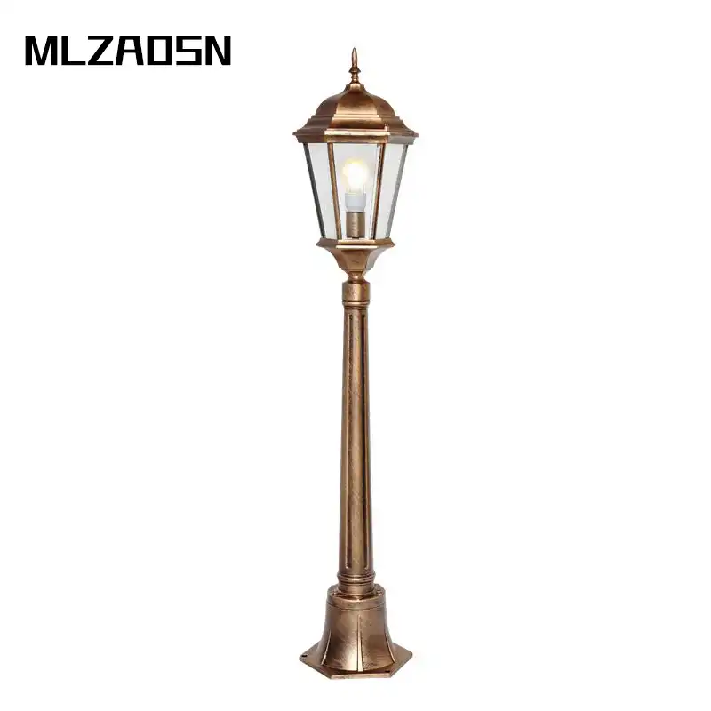 Mlzaosn Nordic Retro Landscape Pole Lamp 1 15m 45m 75m 2 10m Nordic Retro Landscape Pole Lamp