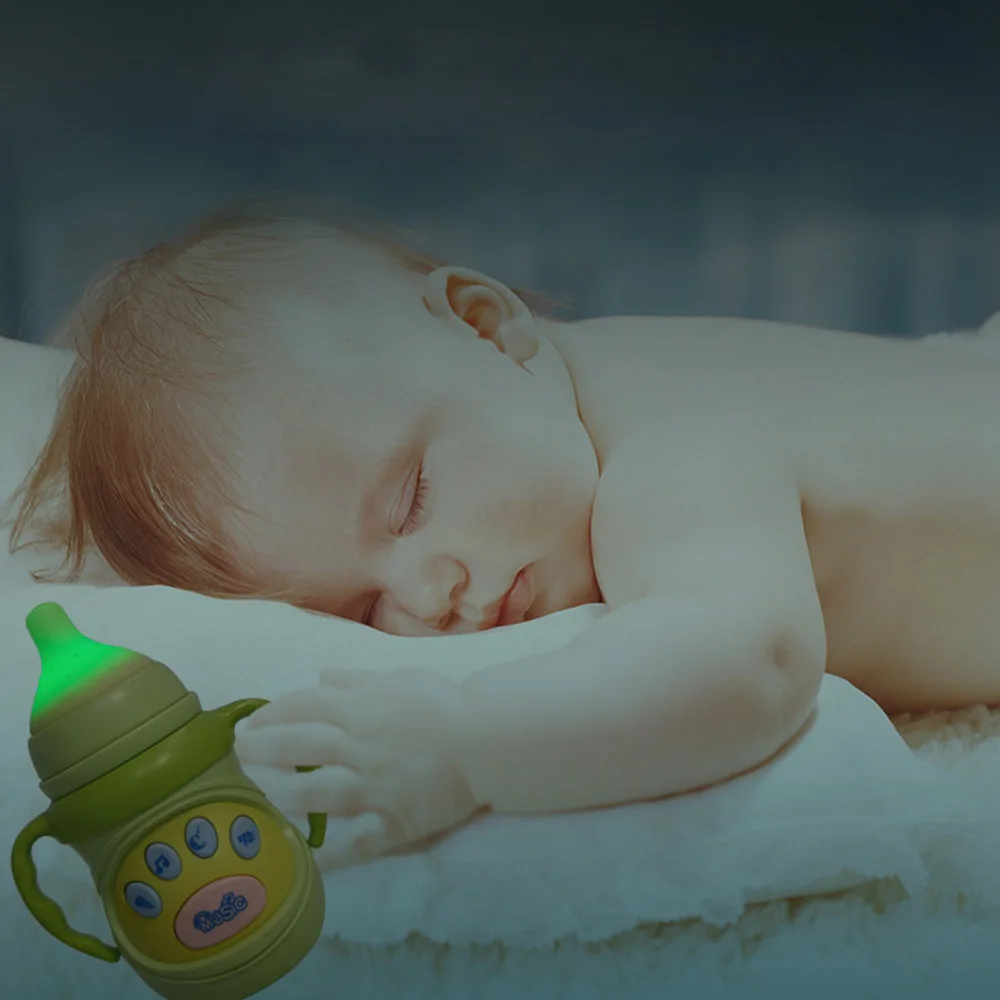 Игрушки для детей ясельного возраста, звуковая музыка, моделирование бутылки молока, инструменты для раннего обучения, музыкальные игрушки для малышей, подарок для детей
