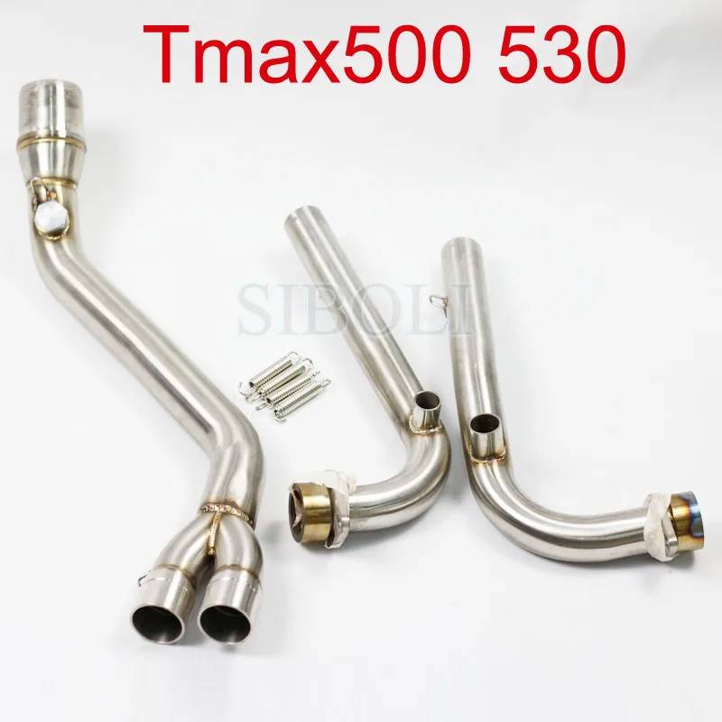 

Tmax500 530 Motorcycle Exhaust Front of Pipe For Yamaha T-MAX Tmax500 530 2008 2009 2010 2011 2012 2013 2014 2015 2016 Years
