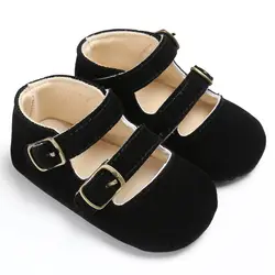 Летом 0-18 м для Обувь для девочек ретро малышей до Ходунки для детей из искусственной замши Обувь младенческой мягкая подошва Обувь для