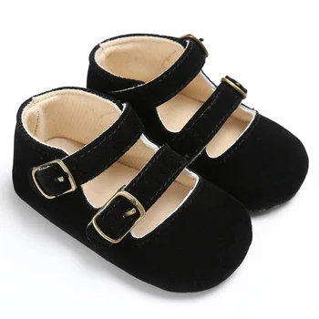 

Summer 0-18M Baby Girls Retro Toddlers Prewalkers Suede PU Shoes Infant Soft Bottom First Walkers New Arrival