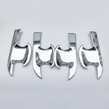 

Exterior 4 PCS ABS Chromed Door Cup Bowl Frame Cover Trim For Volvo XC60 2018
