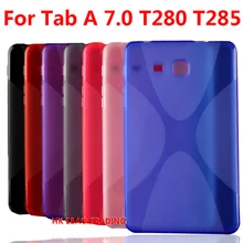 X Line Чехол из ТПУ, мягкий силиконовый гелевый Чехол для samsung Galaxy Tab A 7,0 T280 T285 edition
