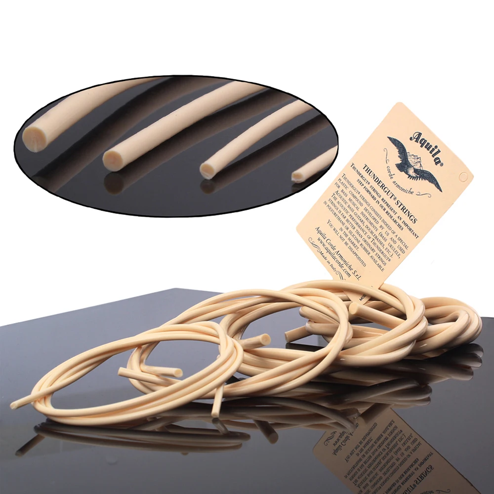 Ukulele Bass Ubass Strings Rubber Mateial Ubass Strings 4pcs/ Set