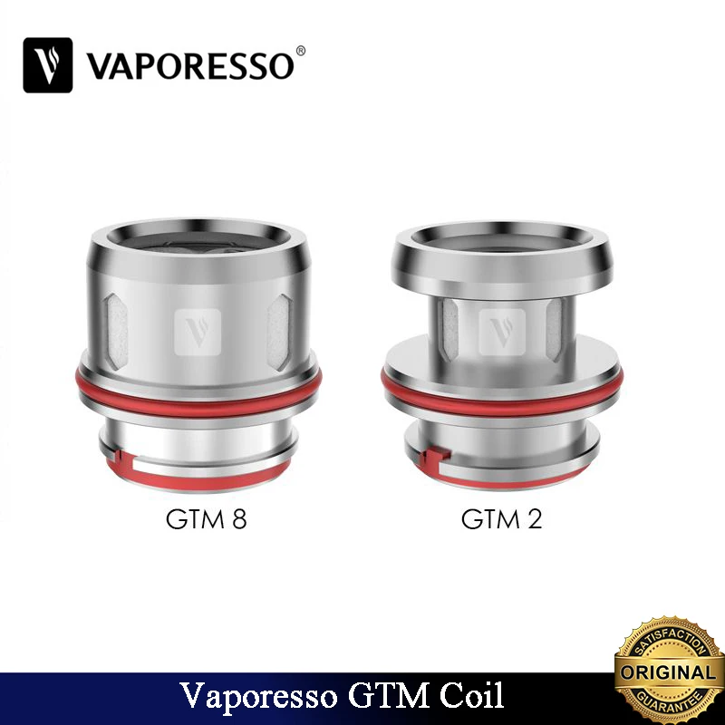 3 шт./лот оригинальный Vaporesso GTM2 0.4ohm/GTM8 0 15 Ohm Core для Cascade Sub Tank атомайзер электронная